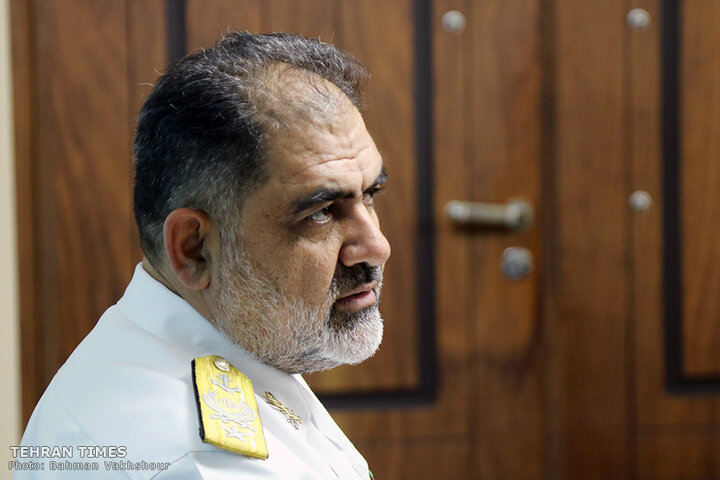 Top navy commander speaks to the Tehran Times about maritime developments