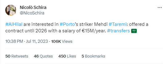 الهلال دستبردار طارمی نیست / میلان مدیربرنامه سرشناس را واسطه کرد! 2