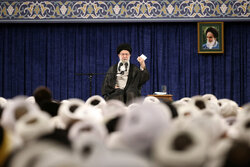 Leader's meeting with seminary students, religious scholars