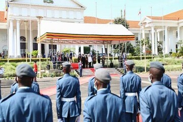 استقبال رسمی رئیس جمهور اوگاندا از رئیسی