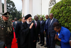 مراسم استقبال رسمی رئیس‌جمهور کنیا از رئیس‌جمهور