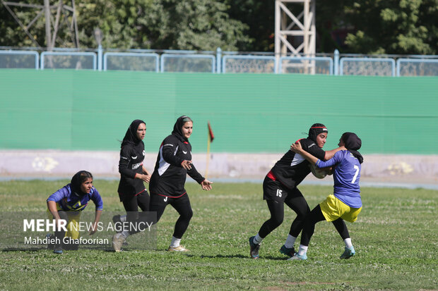 مسابقات راگبی قهرمانی بانوان کشور در مشهد