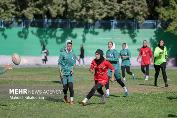 مسابقات راگبی قهرمانی بانوان کشور در مشهد