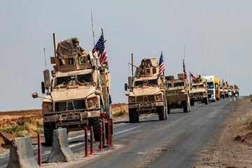 مشکوک امریکی فوجی قافلے عراق سے شام میں داخل!