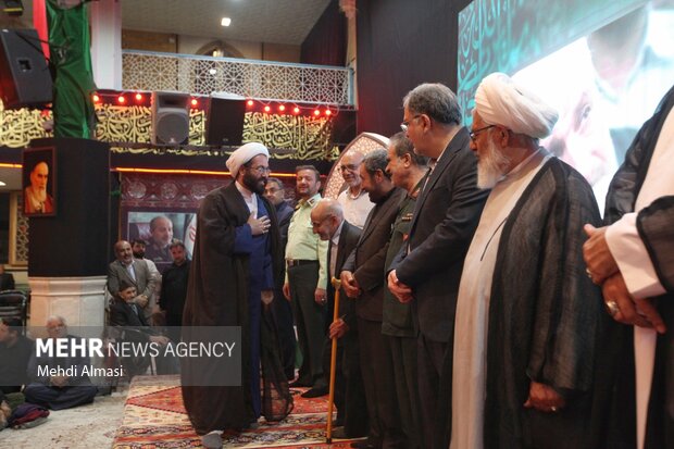 مراسم اعلان عزای حسینی در زنجان