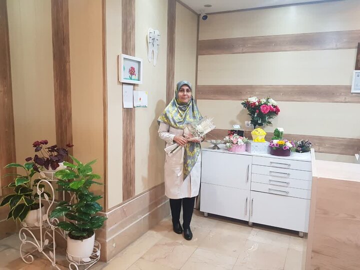 بُرشی از زندگی بانوی دندانپزشک ملایری با ۳ فرزند