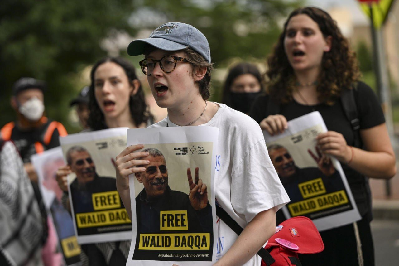 تجمع حامیان فلسطین در پایتخت آمریکا+ تصاویر