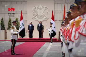 Syrian president welcomes Iraqi premier in Damascus