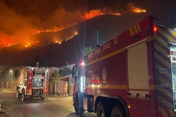 VIDEO: Huge fire breaks out in occupied lands