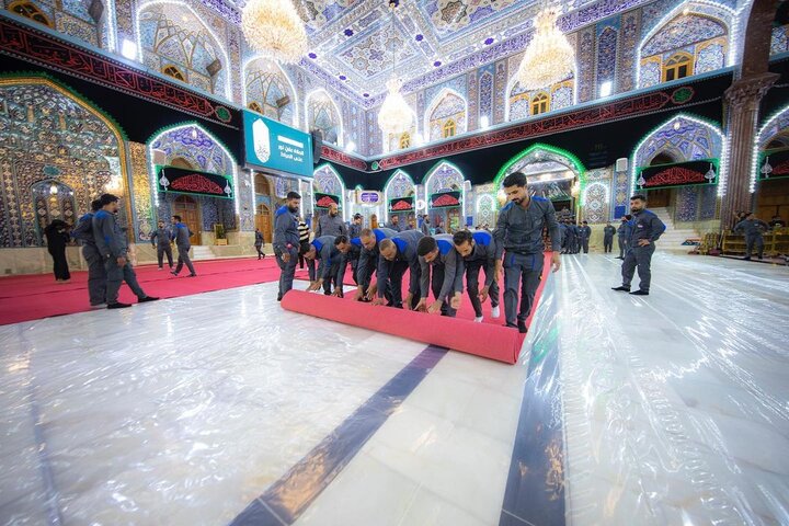 
Preparation for Ashrua at Imam Hussein Holy Shrine