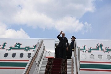 رئیس جمهور الجزایر قطر را ترک کرد/ چین مقصد بعدی