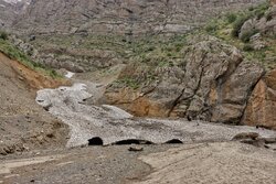 کوه‌های غرب هرمزگان پس از باران