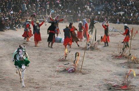 سبک عزاداری در نوشآباد متفاوت است/از«جریته برداری» تا آئین «کتل»