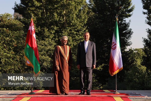 Meeting of Iran, Oman FMs in Tehran