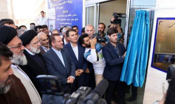 افتتاح بیمارستان بهمئی با حضور رئیس جمهوری 