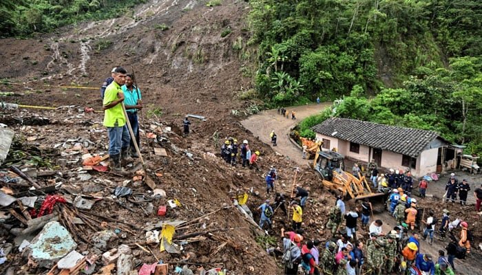 رانش زمین در کلمبیا حداقل ۸ کشته بر جای گذاشت