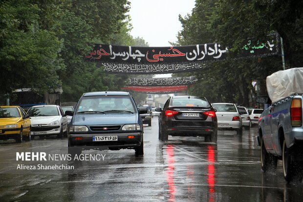 رشت سیاهپوش عزای سالار شهیدان