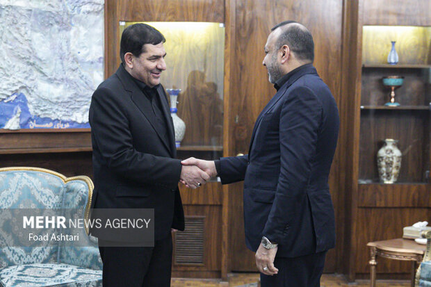 
Meeting between Iran's 1st VP and Iraqi labor minister
