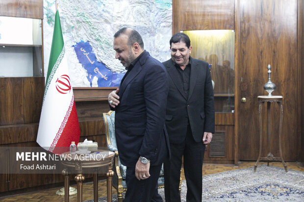 
Meeting between Iran's 1st VP and Iraqi labor minister
