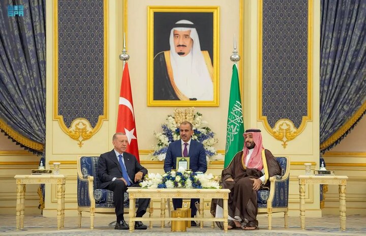 بیانیه مشترک عربستان و ترکیه پس از پایان سفر اردوغان