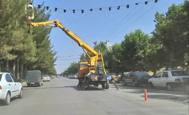 یاسوج سیاه پوش محرم شد/ فضاسازی در مناطق مختلف شهر