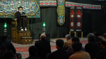 مراسم عزاداری حسینی در مصلای امام خمینی (ره) کرج برگزار شد