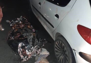 تصادف در آزادراه  تهران - کرج یک کشته برجا گذاشت
