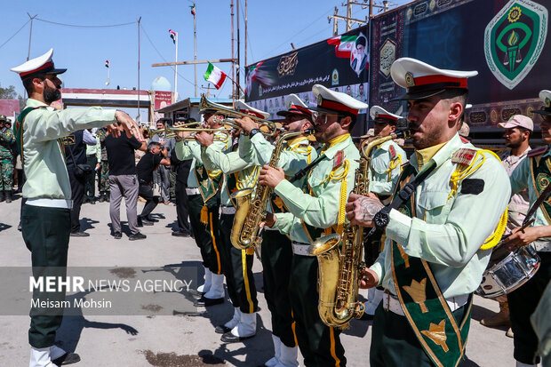 ورود پیکر ۱۸ شهید دفاع مقدس به کشور از مرز شلمچه