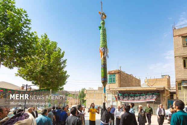 آیین علم بندانی در شهر خرو