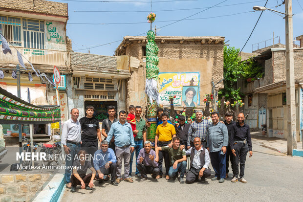 آیین علم بندانی در شهر خرو