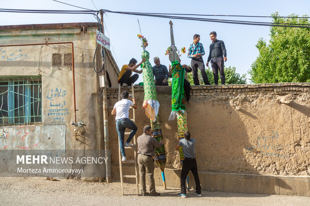 آیین علم بندانی در شهر خرو