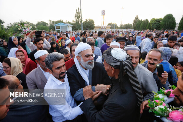 بازگشت اولین گروه حجاج در همدان