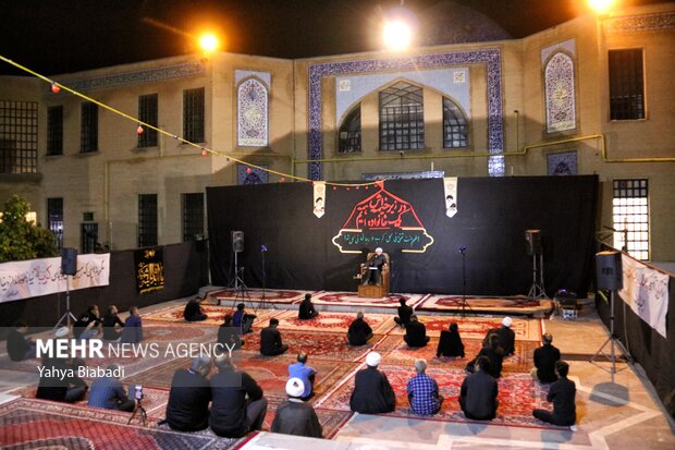 مراسم عزاداری شب سوم محرم در کرمانشاه