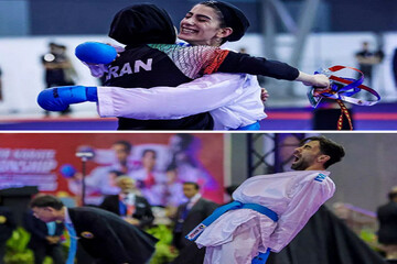 Iran karatekas bag 2 golds at 2023 AKF Senior C'ships