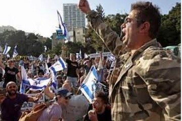 تمرد نظامیان علیه نتانیاهو جدی‌تر شده/ در آستانه جنگ داخلی هستیم!