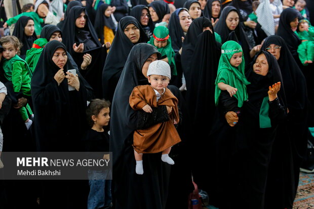 همایش شیرخوارگان حسینی در مسجد جمکران