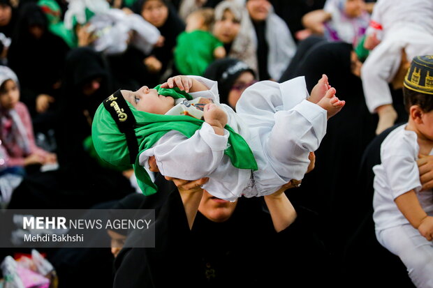 همایش شیرخوارگان حسینی در مسجد جمکران