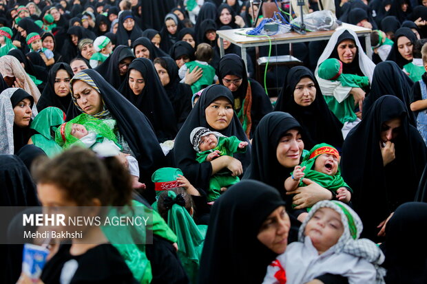 همایش شیرخوارگان حسینی در مسجد جمکران