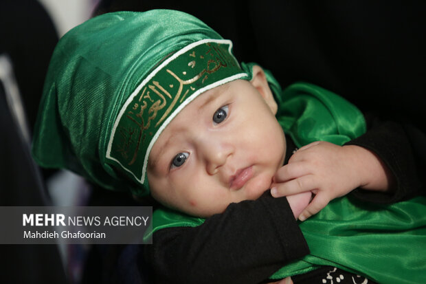 اجتماع بزرگ شیرخوارگان حسینی تهران به یاد کودکان غزه برگزار شد