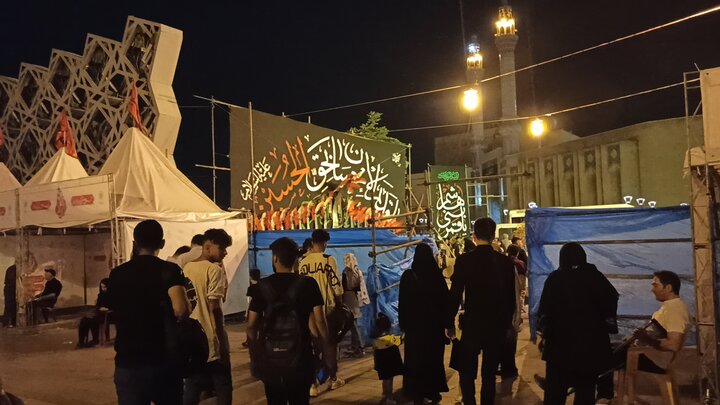 جانب من مراسم إحياء الليلة الثانية من ليالي محرم الحرام