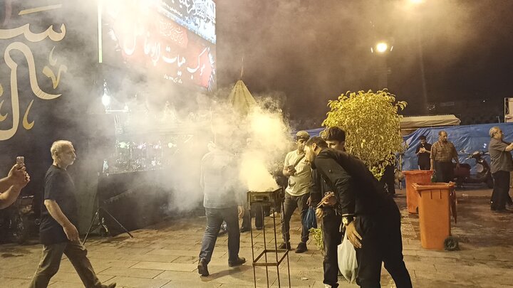 جانب من مراسم إحياء الليلة الثانية من ليالي محرم الحرام
