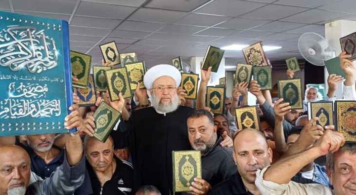 لبنان ...الآلاف يلبون دعوة السيد نصر الله للإعتصام بشجب الإساءة للمسلمين