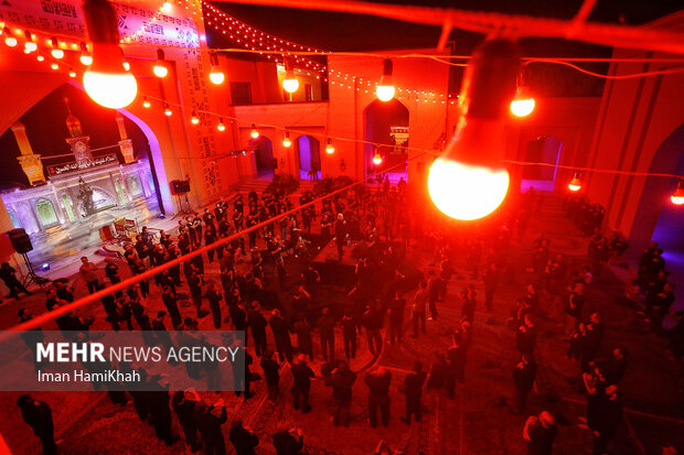 عزاداری شب چهارم محرم در همدان