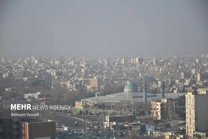 کاهش دید و کیفیت هوا درپی هشدار زرد هواشناسی برای استان کرمانشاه