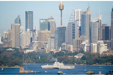 برای نخستین بار؛ فعالیت کشتی جنگی آمریکا برای مقابله با چین در استرالیا آغاز شد