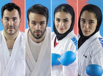 Iranian karatekas