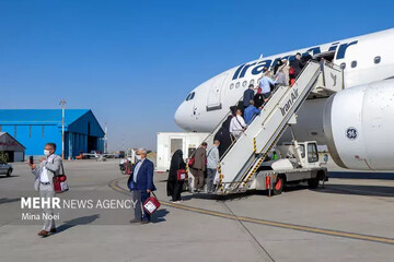 شركة الخطوط الجوية: تسيير 20 رحلة جوية لاعادة الحجاج الايرانيين إلى البلاد
