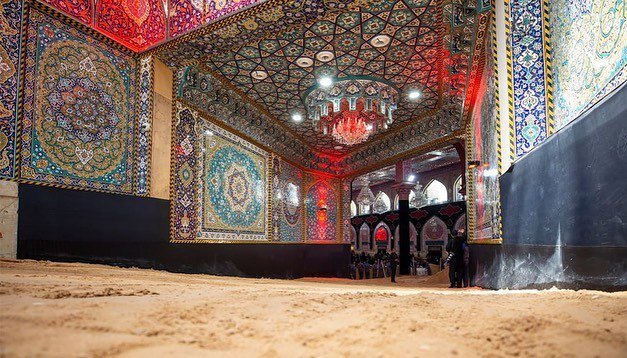 حرم امام حسین (ع) برای حضور دسته عزاداری طویریج آماده شد
