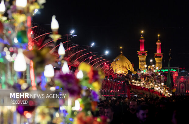 Shia Muslims hold mourning rituals in Karbala
