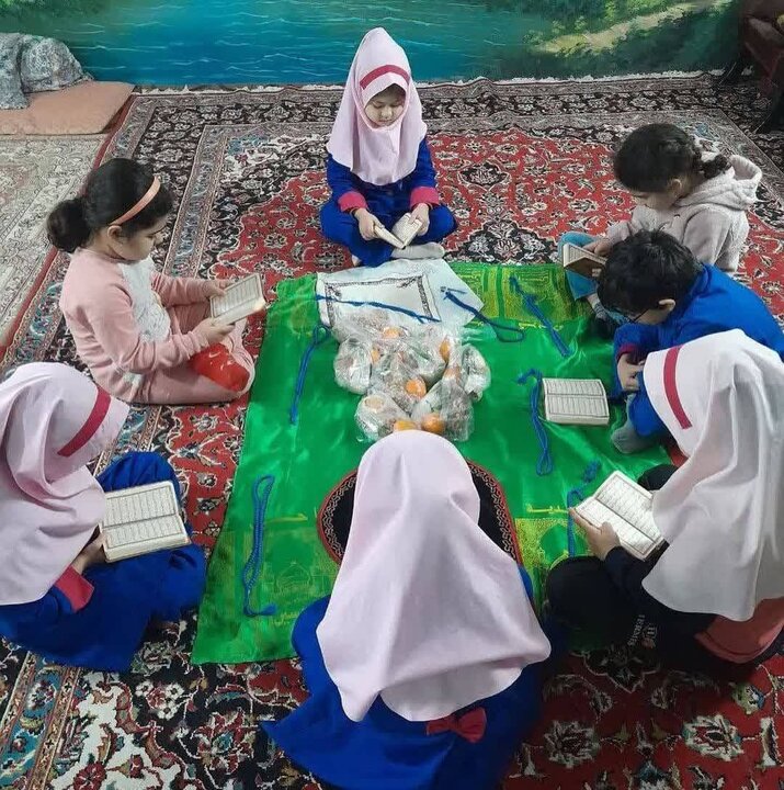 هیأت امام رئوف و مشارکت کودکان در پخت غذای نذری